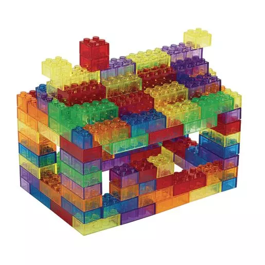 Excellerations Translucent Standard Building Bricks 810 Pieces
