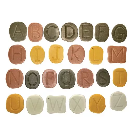 Feels-Write Uppercase Letter Stones