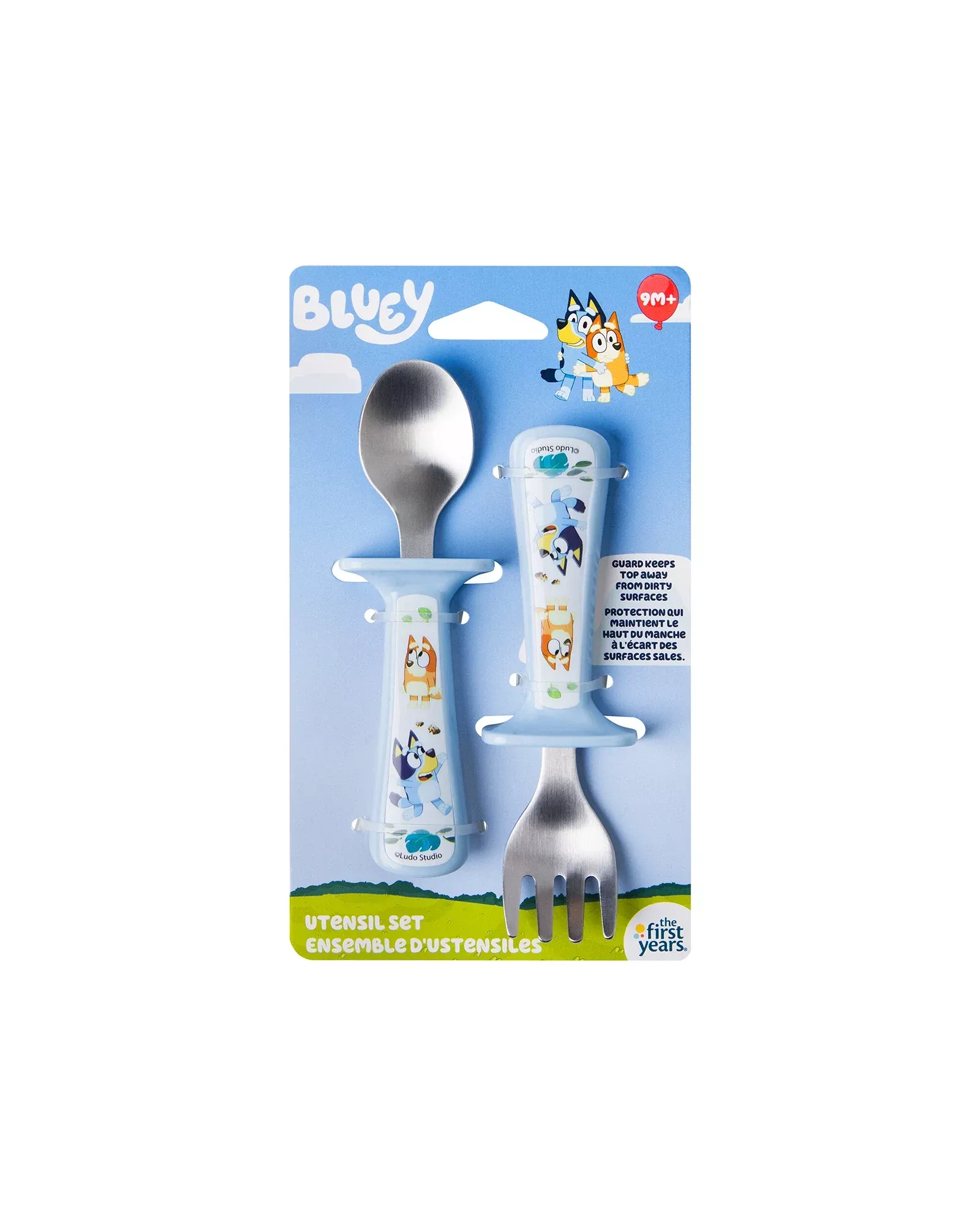 The First Years Bluey Toddler Fork & Spoon Set