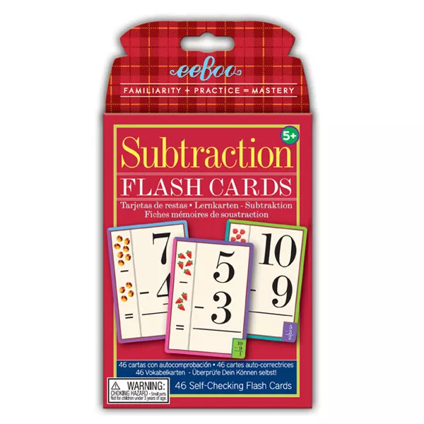 Flash Cards - Subtraction