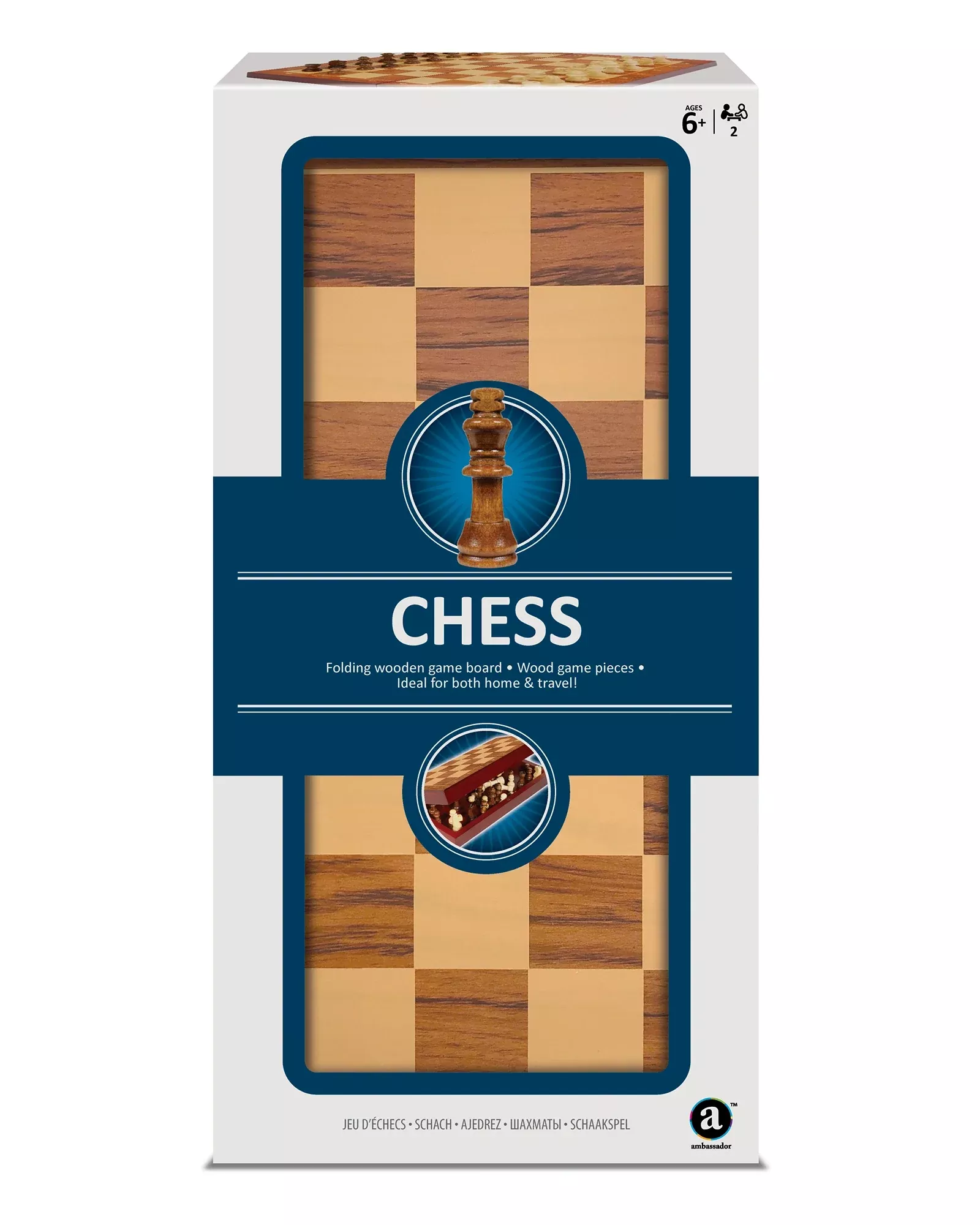 Folding Wood Chess Set