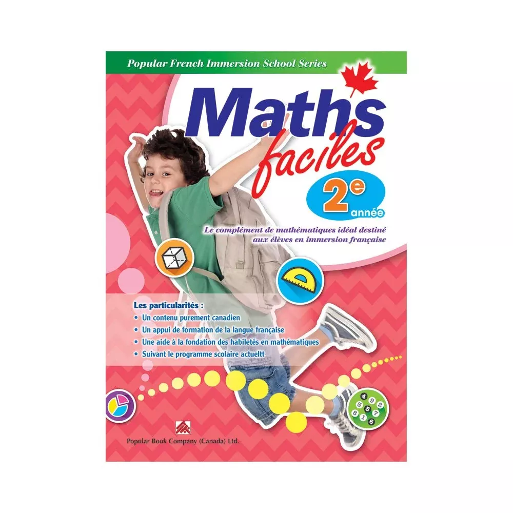 French Immersion Series: Maths faciles Grade 2