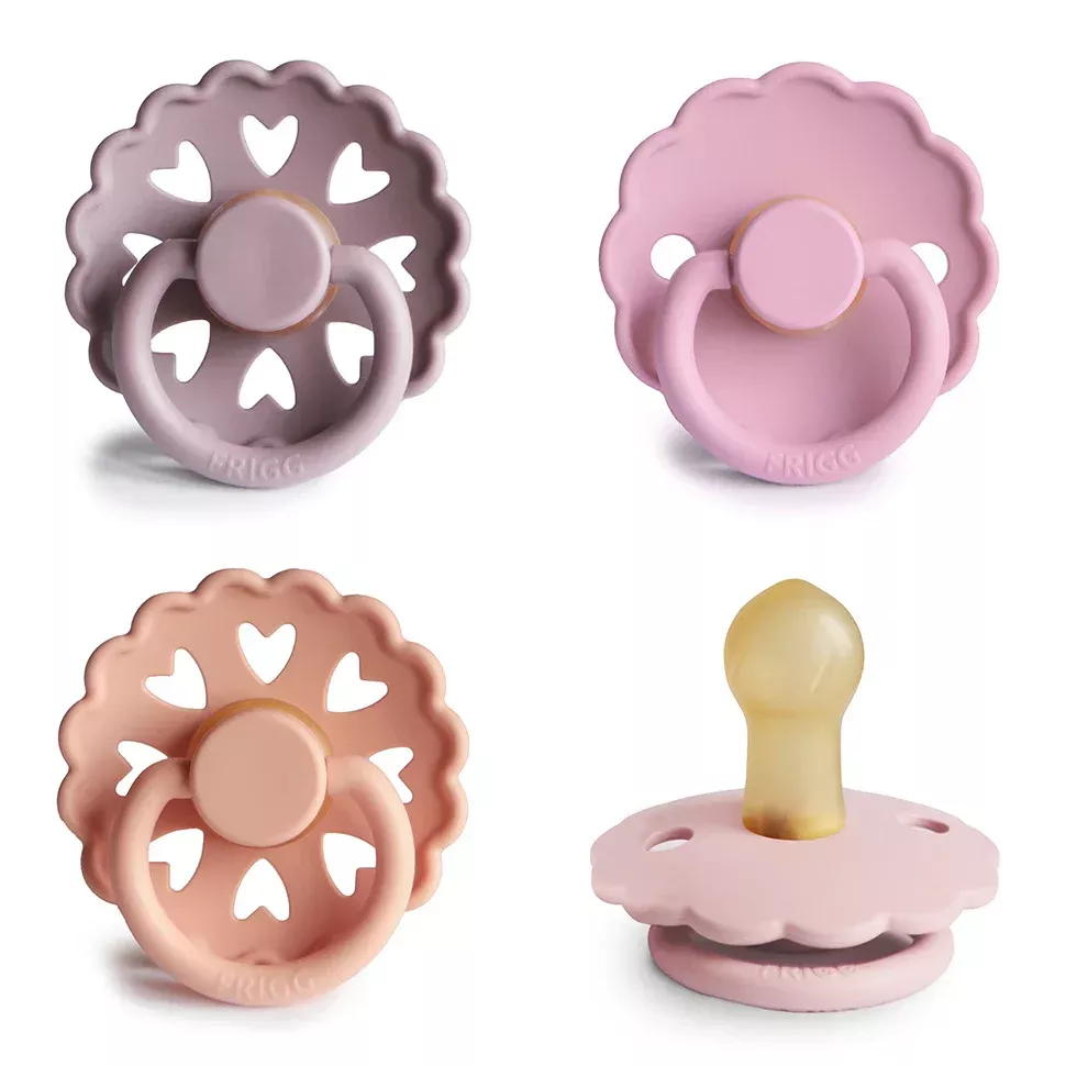 FRIGG Natural Rubber Pacifier 4-Pack | Sunset Bliss