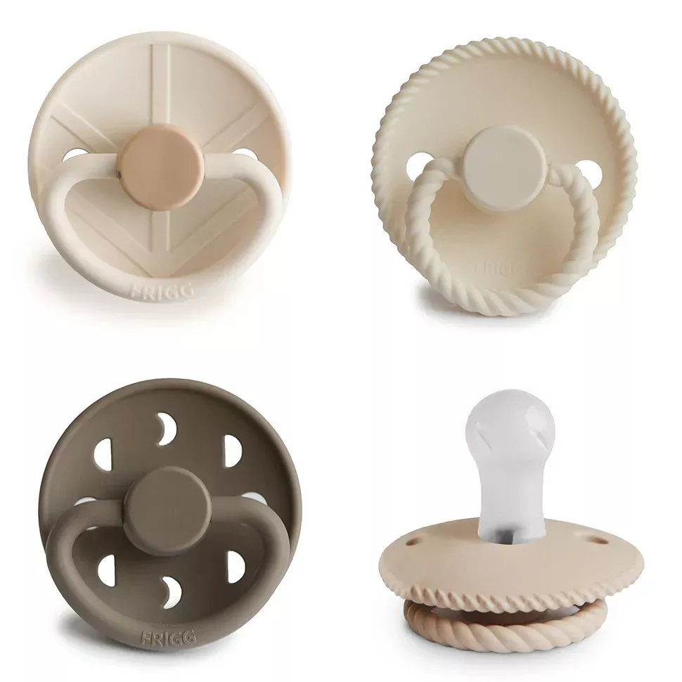 FRIGG Silicone Pacifier 4-Pack | Crystal Sparkling