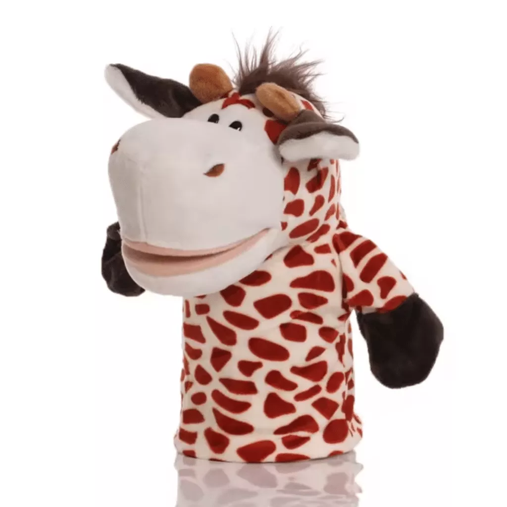 Giraffe Hand Puppets – large (white nose)