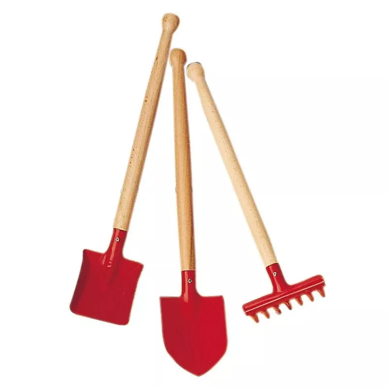 Gluckskafer Medium Garden Tool Set (3 Pieces) - Red