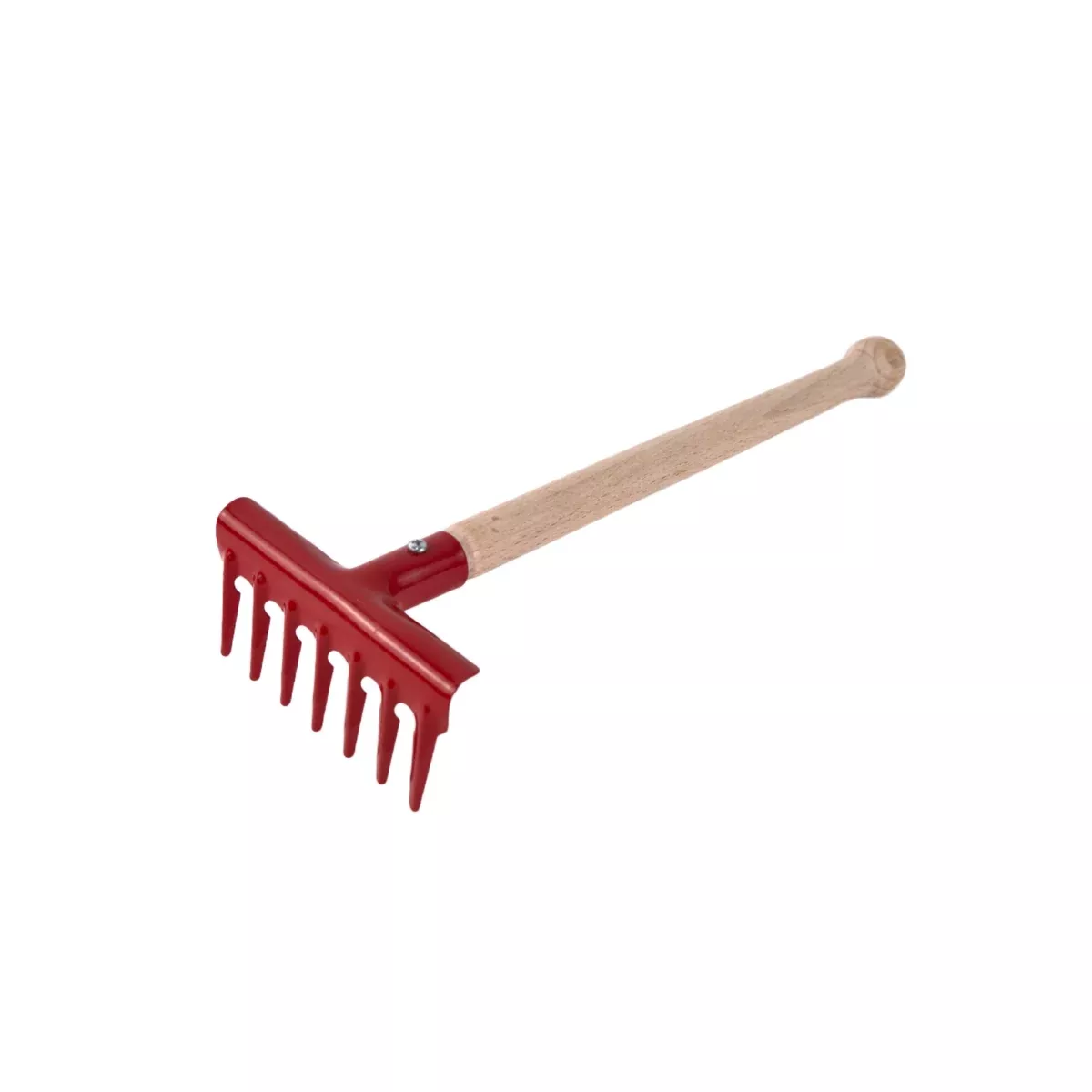 Gluckskafer Metal Rake Short 24cm - Red