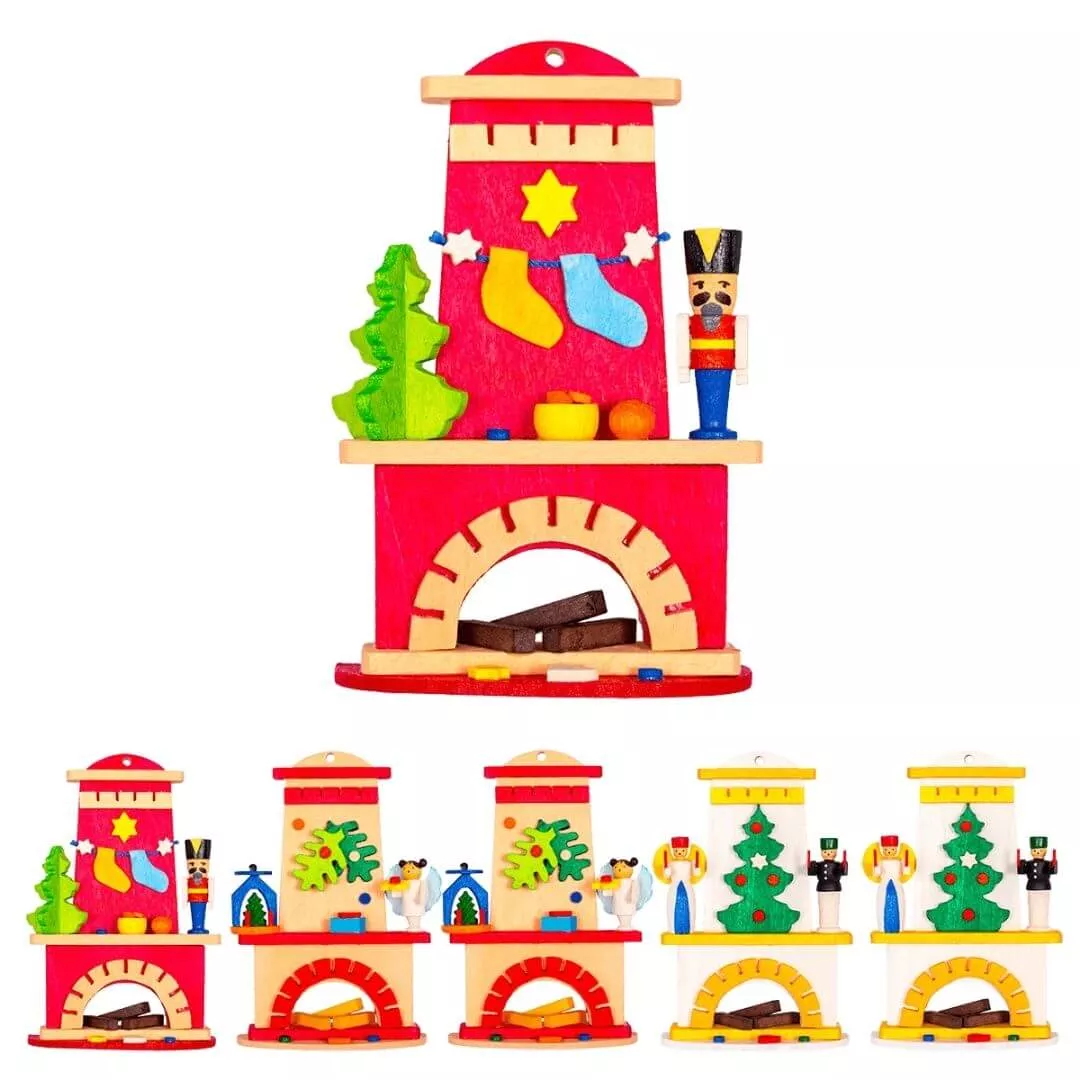 Graupner Christmas Tree Ornament - Fireplace - Large