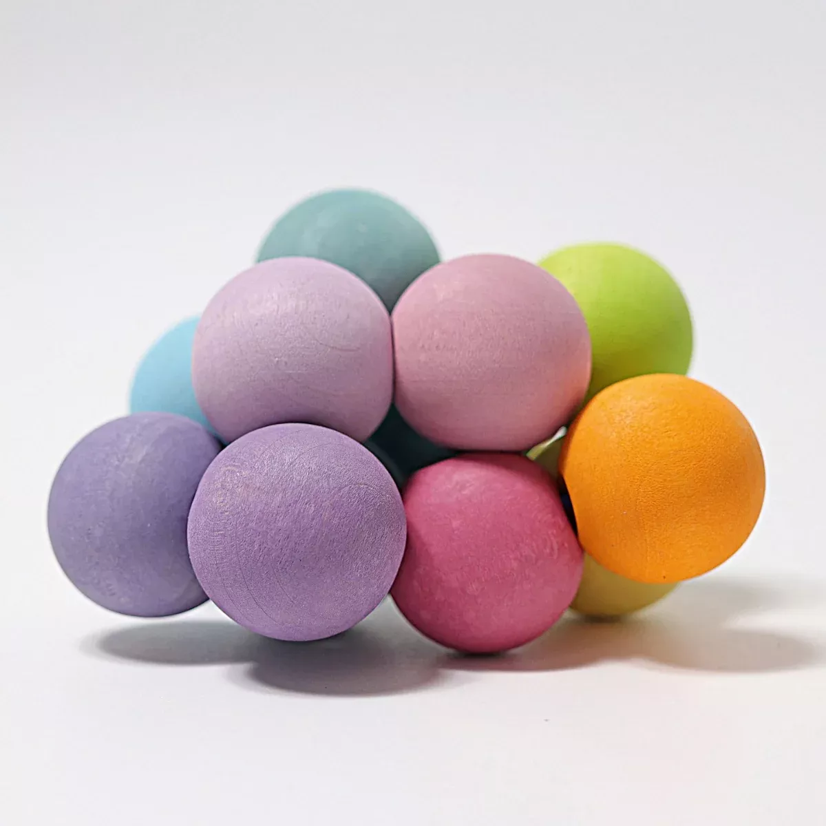 Grimm's Grasping Toy - Beads Pastel
