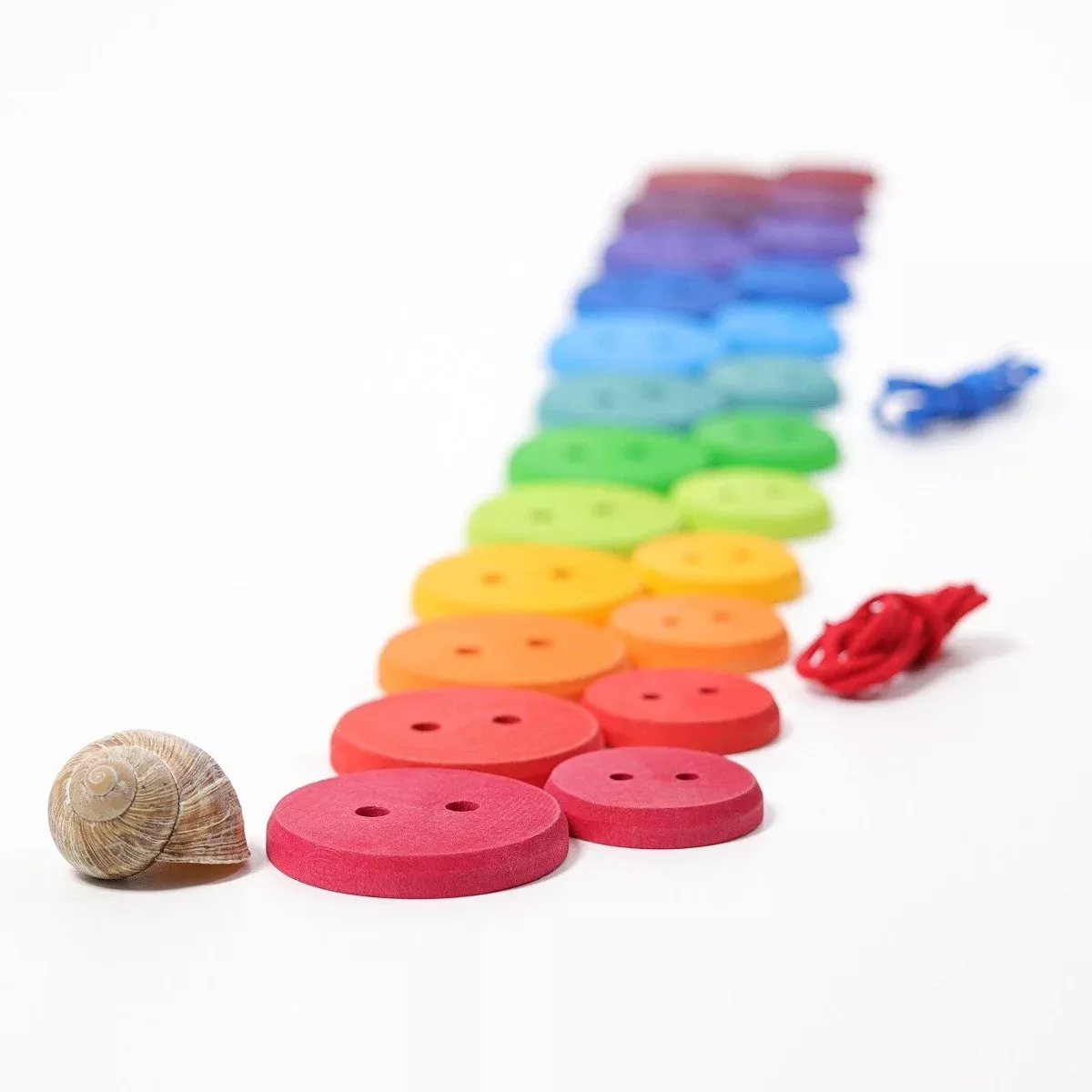Grimm's Rainbow Threading Game Large Buttons