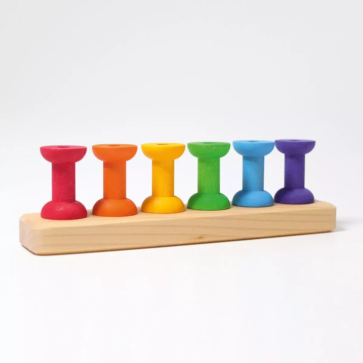 Grimm's Stacking Bobbins Small 8 Pieces