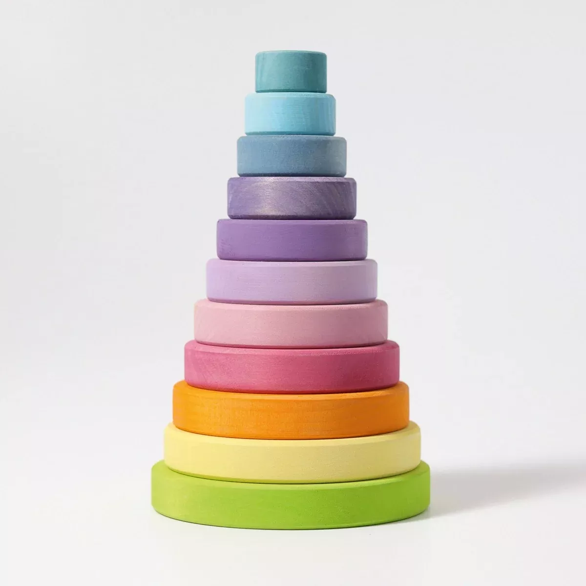 Grimm's Stacking Tower Conical Large - Pastel