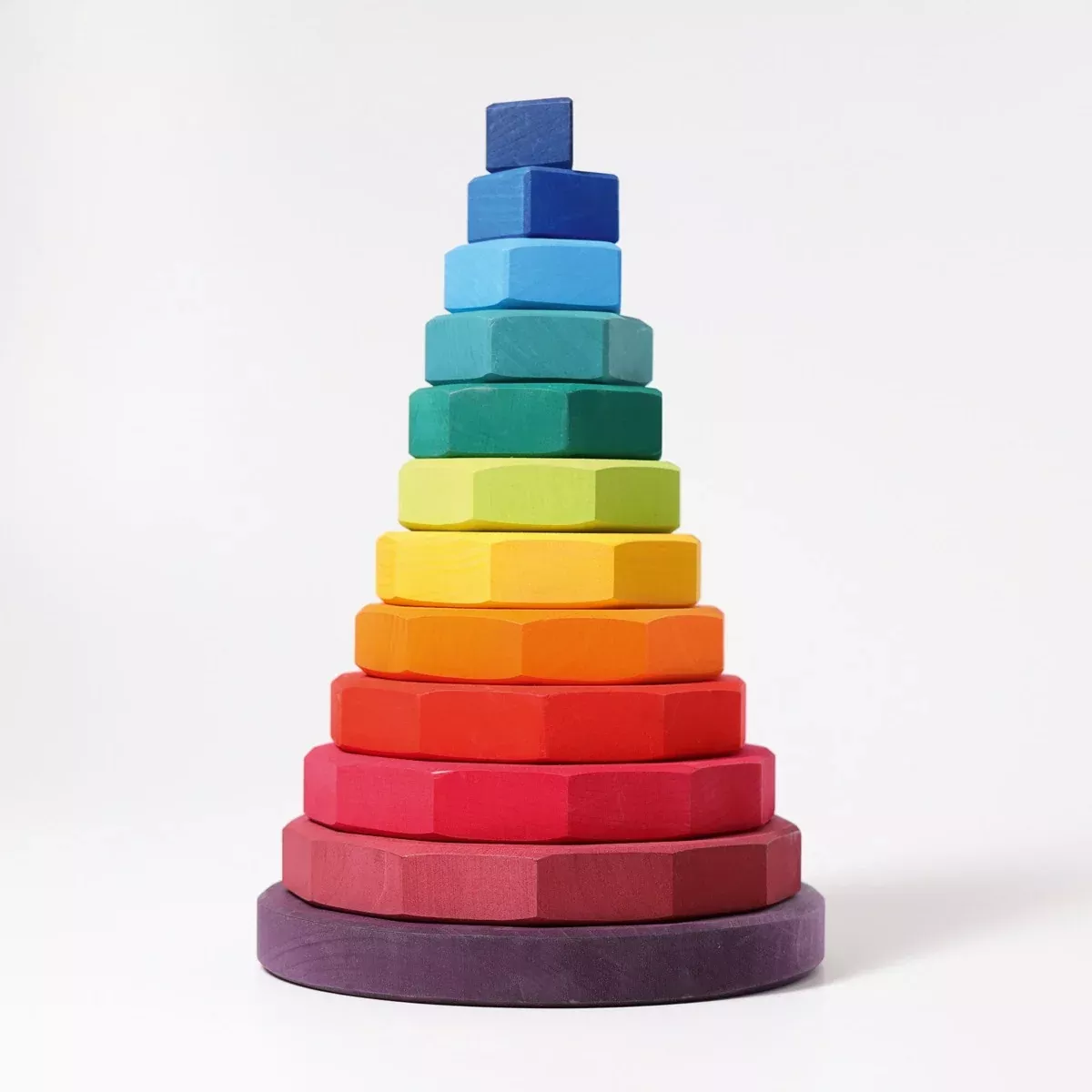 Grimm's Stacking Tower Geometrical Large - Rainbow
