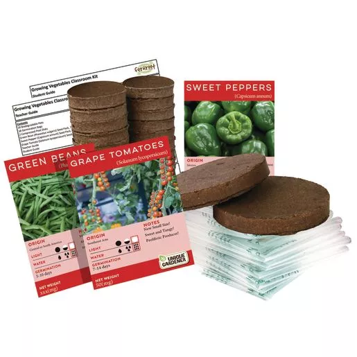 Growing Vegetables Classroom Kit - 18 students