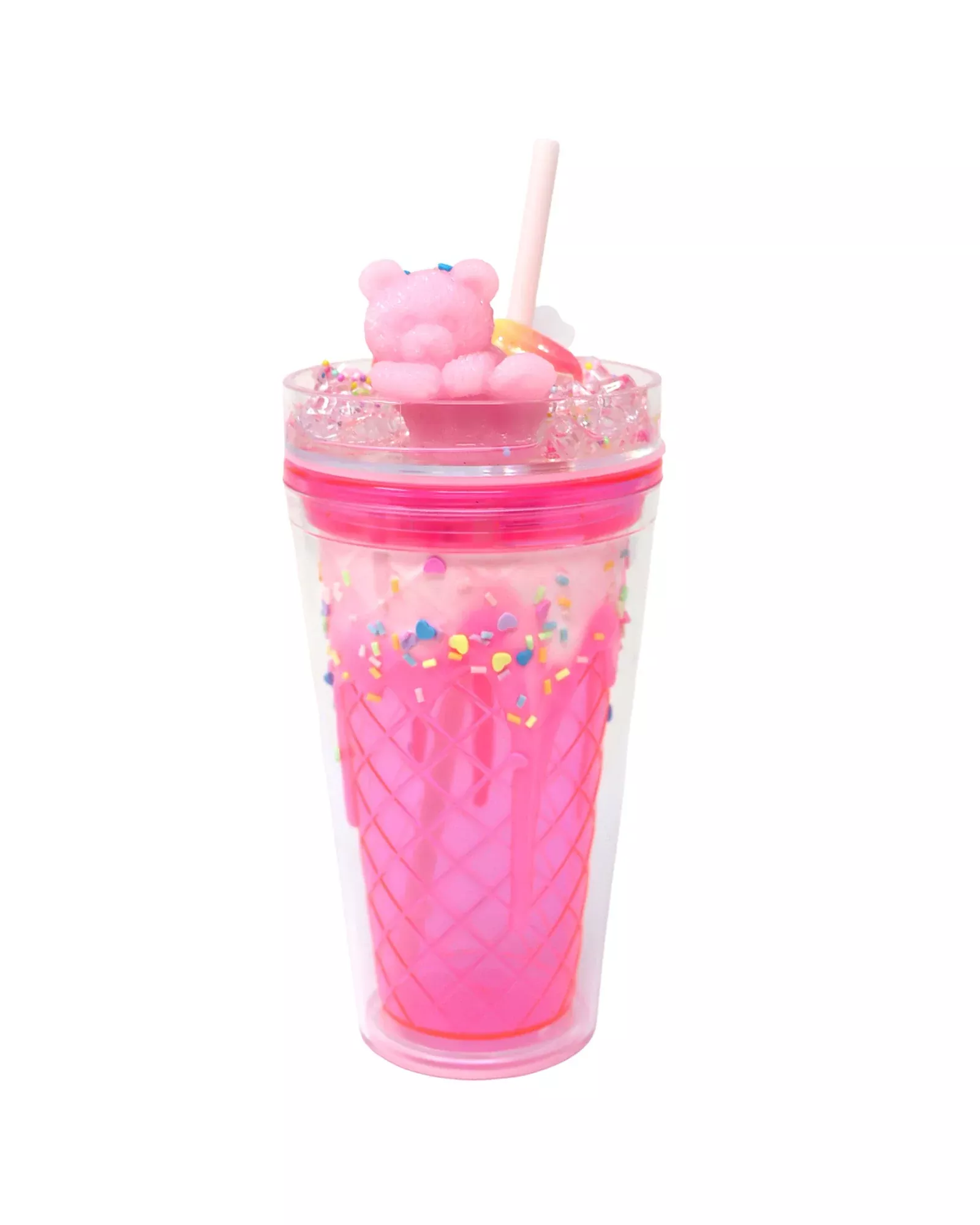 Gummy Bear Drinking Cup Pink