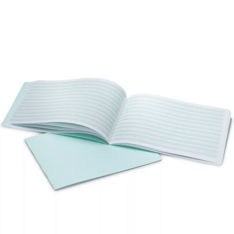 Handwriting Practice Book - Mint Green Landscape Lined 9-9-9 Single Book
