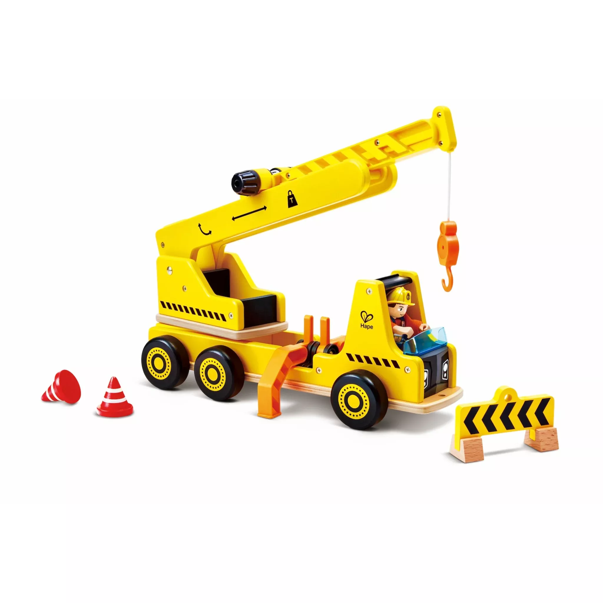 Hape Mobile Crane & Construction Set