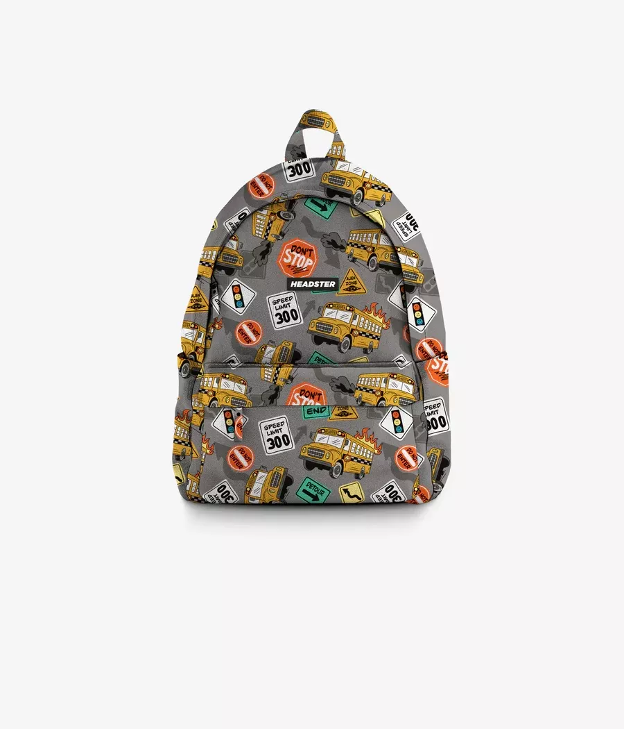 Headster Kids Bus-Ted 20L Backpack - Grey Mix