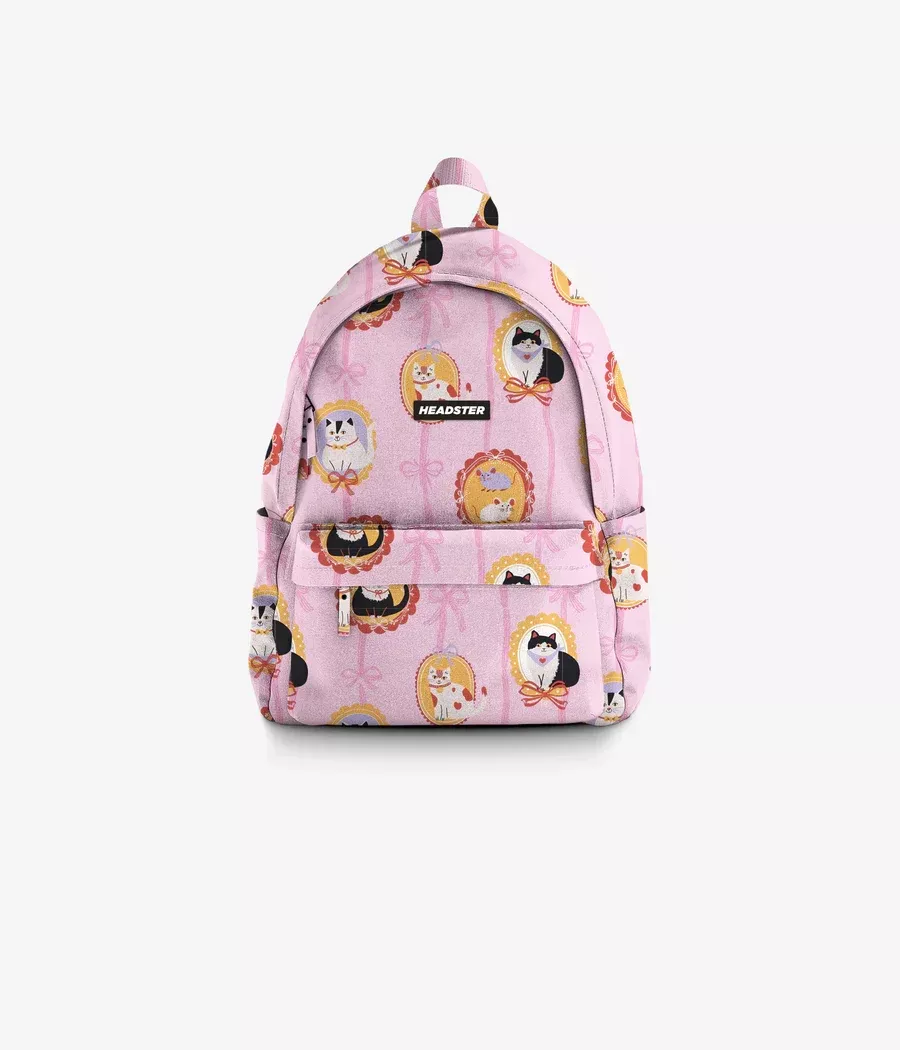 Headster Kids Kitty Charm 20L Backpack - Smart Pink