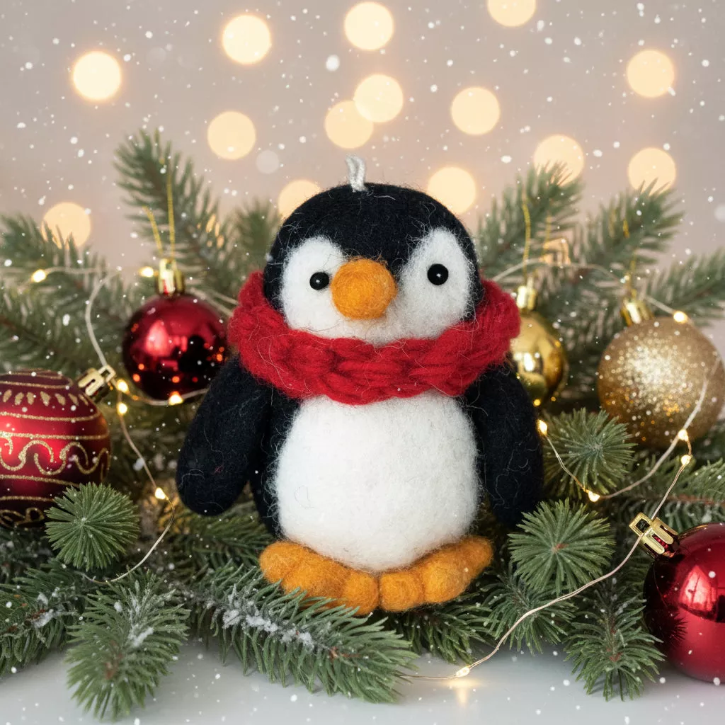 Holiday Penguin Ornament