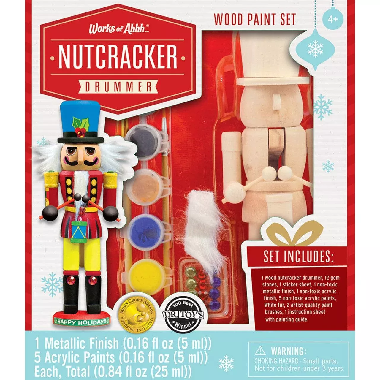 Holiday Wood Paint Kit - Nutcracker Drummer