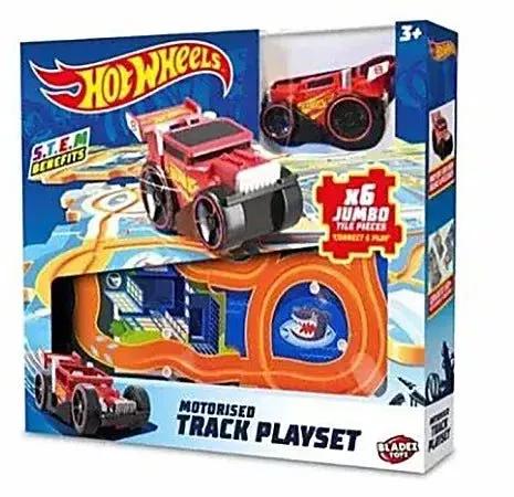 Hot Wheels - Motorised Track Playset (6Pcs)