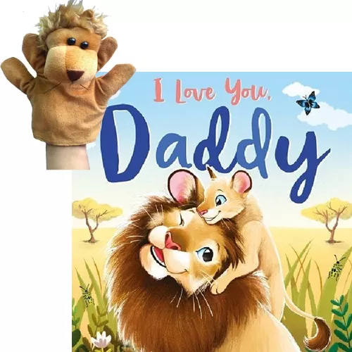 I Love You Daddy Book & Puppet Combo