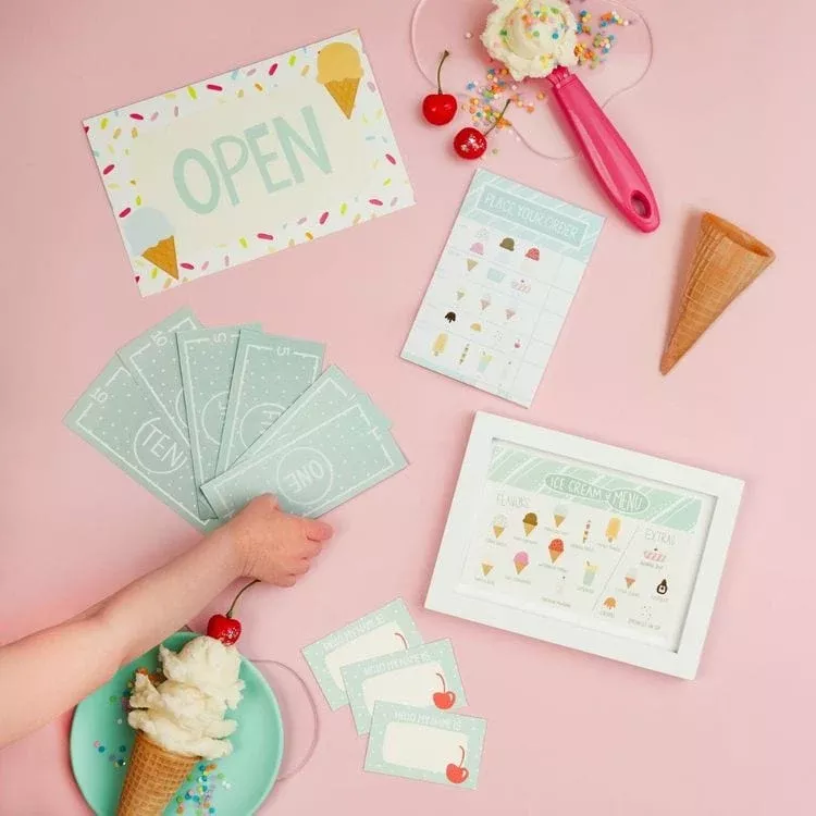 Ice Cream Play Shop Activity Set