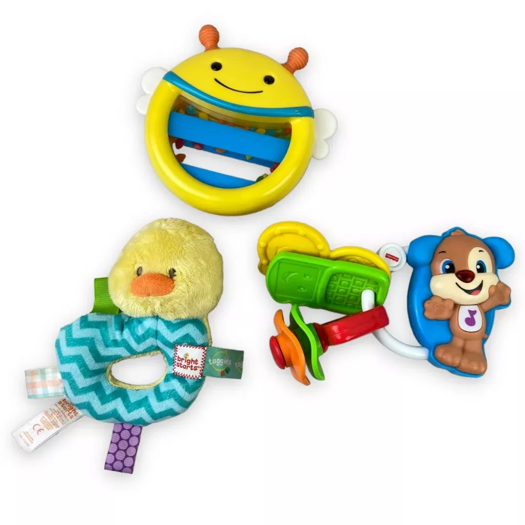 Infant Toy Bundle Taggies Plush Chick