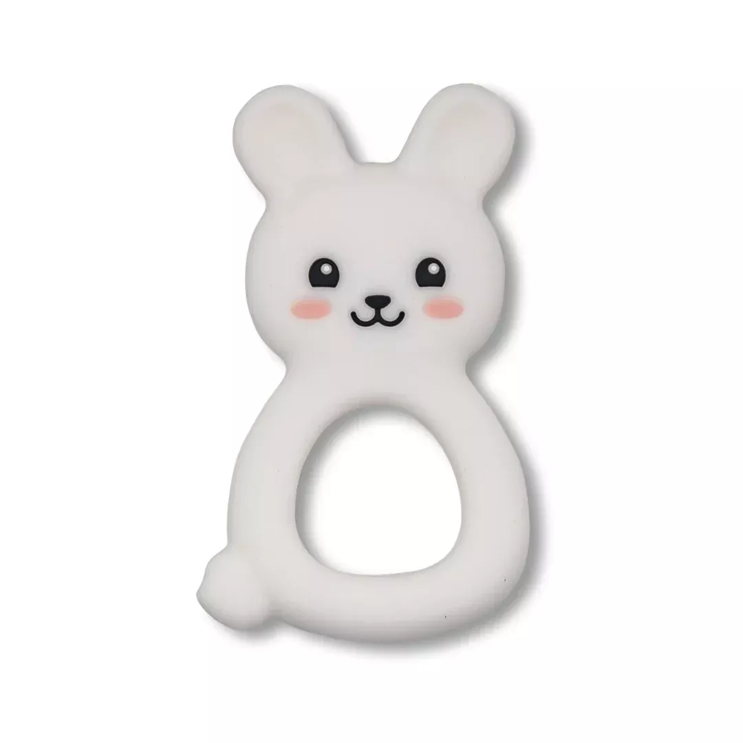 Jellystone - Bunny Teether - White