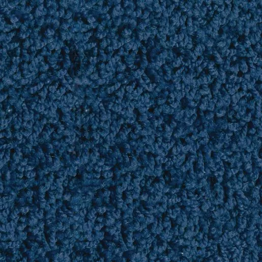 KIDply Soft Midnight Blue 4' x 6' Rectangle Solid Carpet