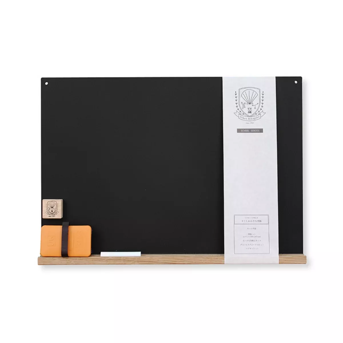 Kitpas Chalkboard - Medium A4, inc Chalk and Duster - Black