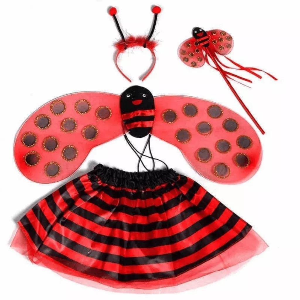 Ladybug 4pc Dress Up Set