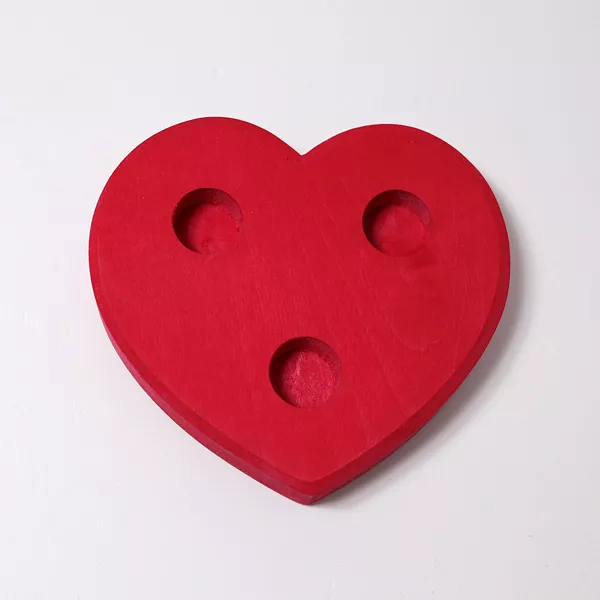 Large Birthday Heart Candleholder