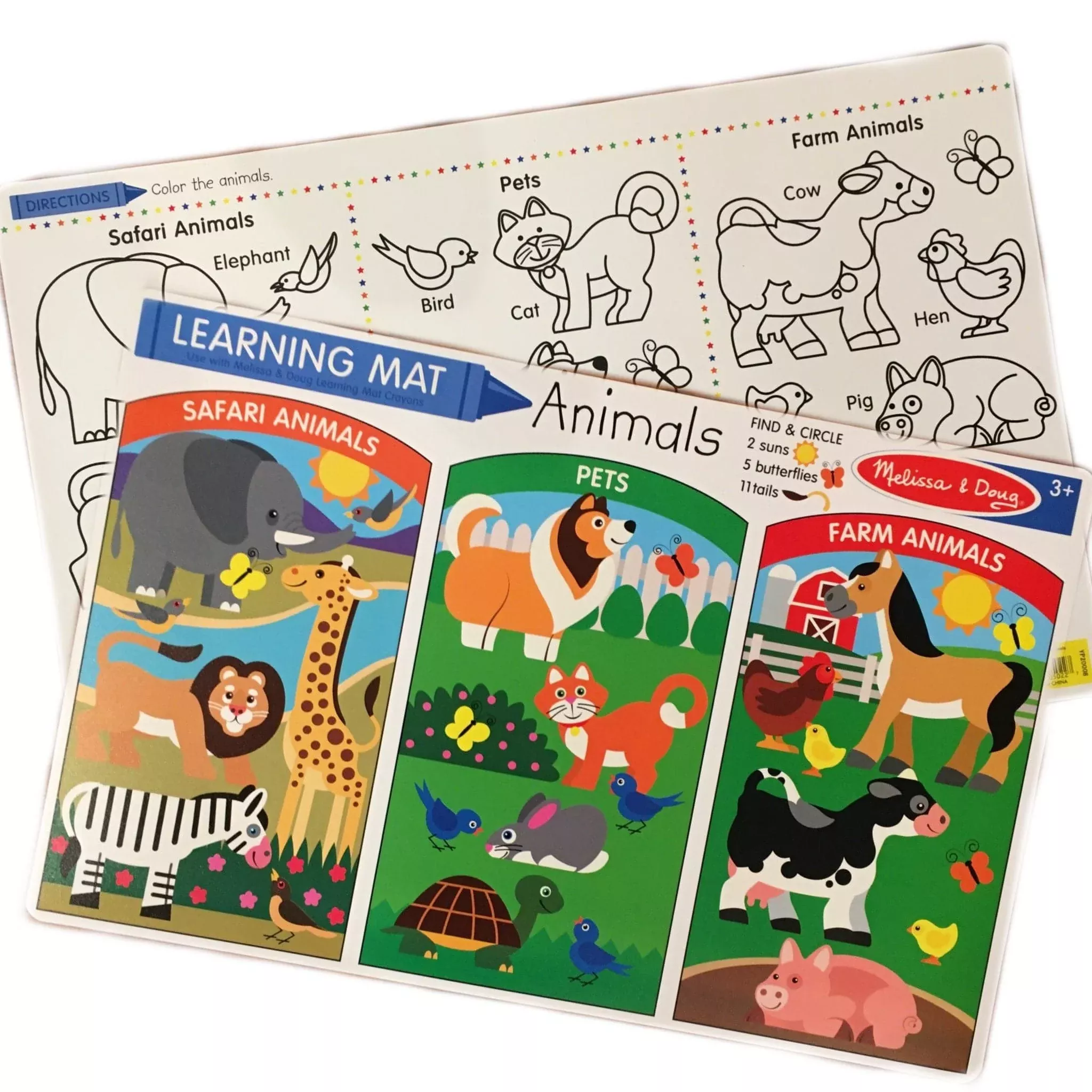 Learning Mats - Animals
