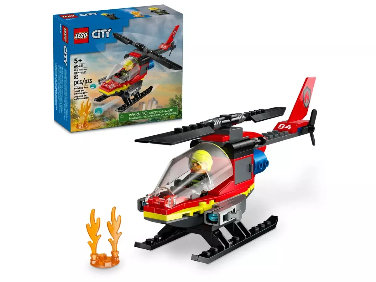 Lego City Fire Rescue Helicopter