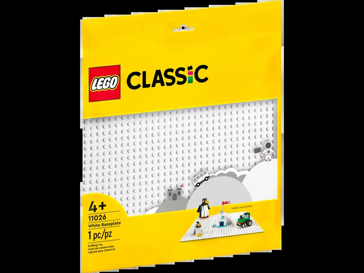 Lego Classic White Baseplate