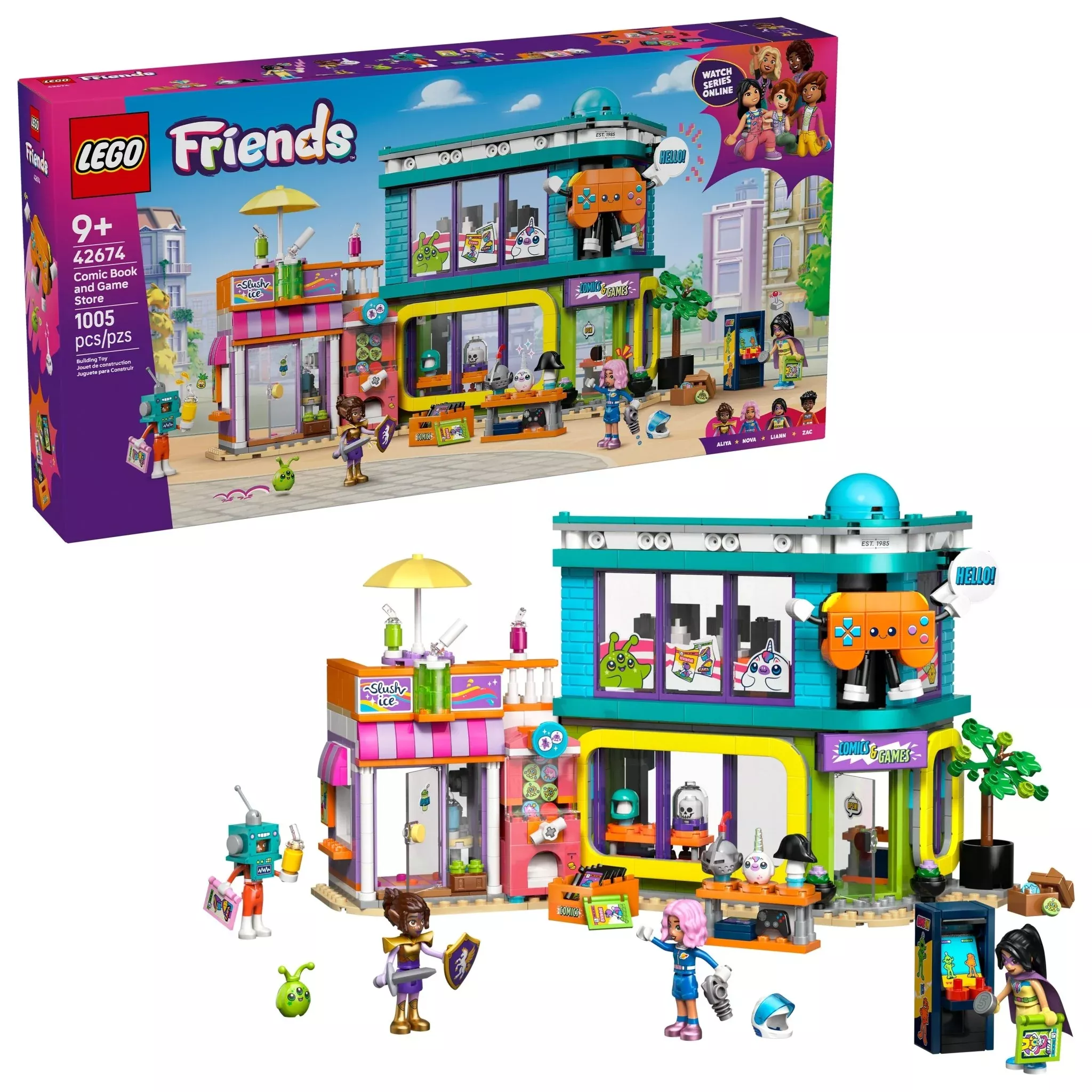 LEGO Comic Book & Game Store 42674