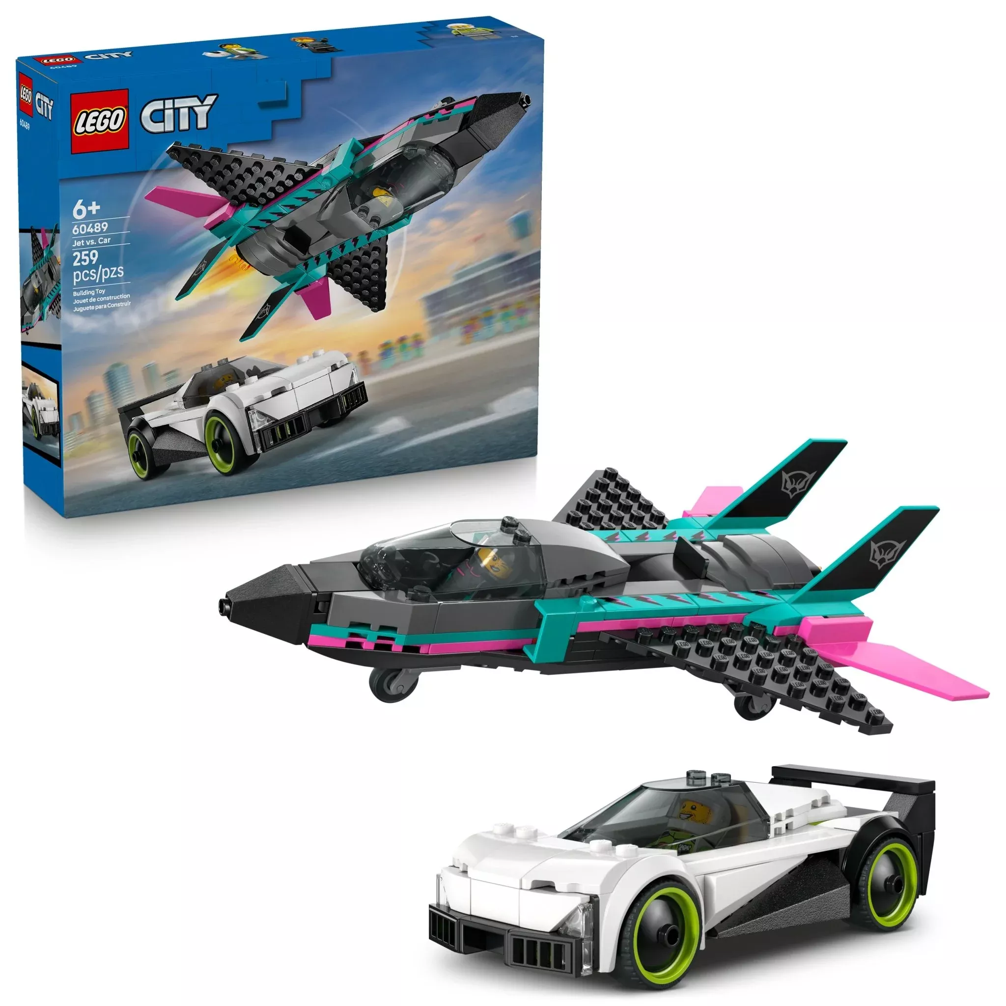 LEGO Jet vs. Car 60489