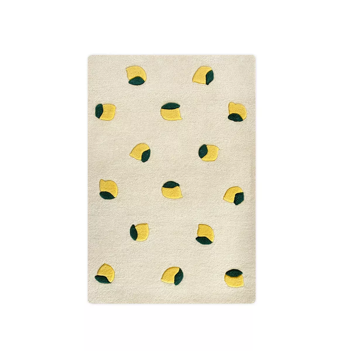 Lemons Rug - Cream & Yellow