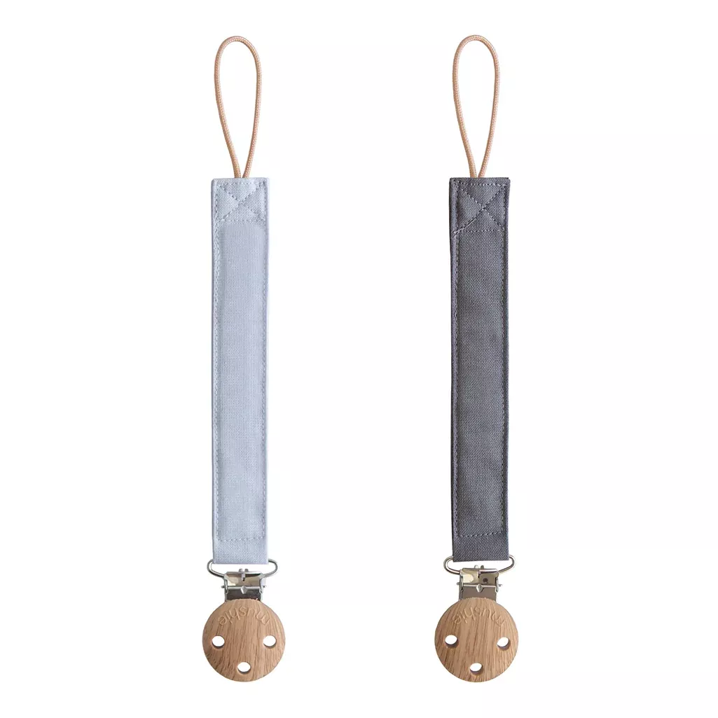 Linen Pacifier Clip