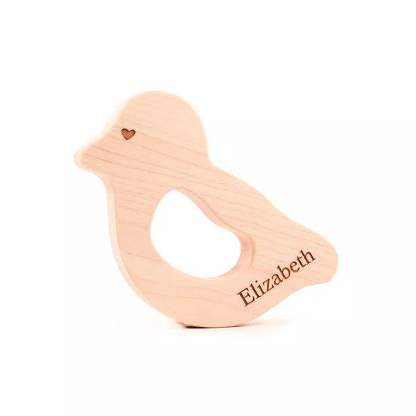 Love Bird Wood Teether