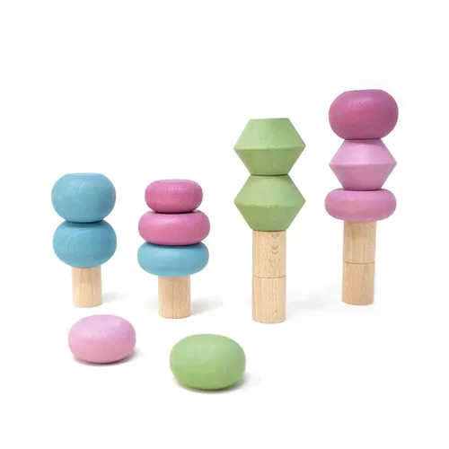 Lubulona Wooden Spring Stacking Trees