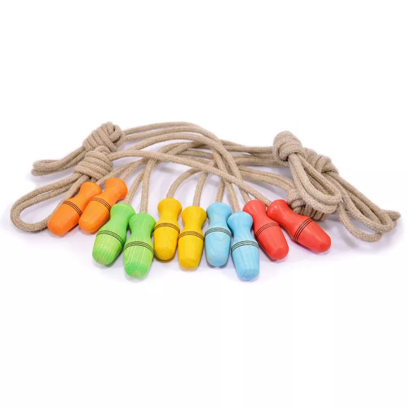 Mader - Skipping rope Linen 2m Fixed Handle 5 colors