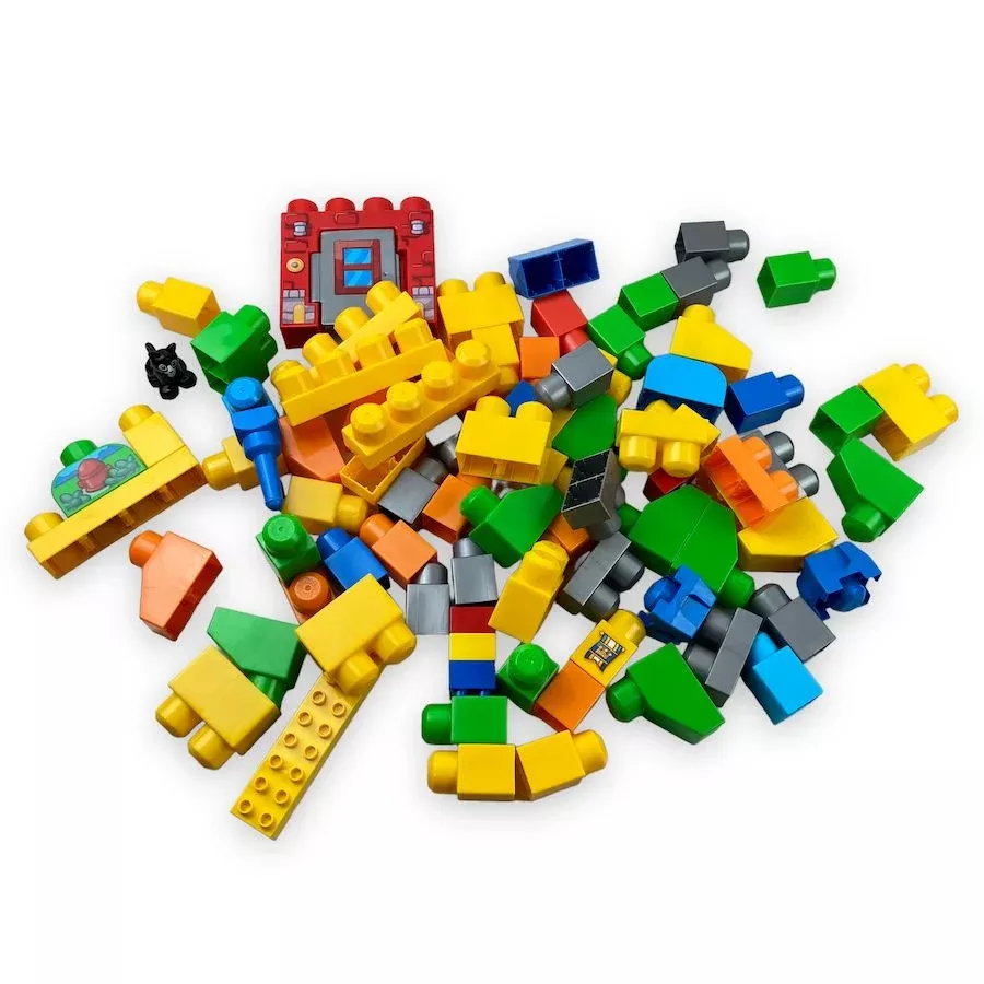 Mega Bloks Bundle with Cat and Firehouse