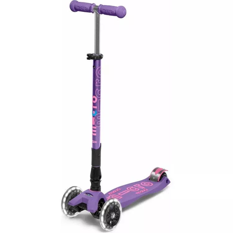 Micro Maxi Foldable LED Scooter -Purple