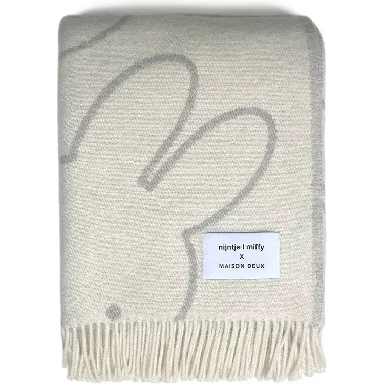 Miffy Blanket - Cloud White/Grey
