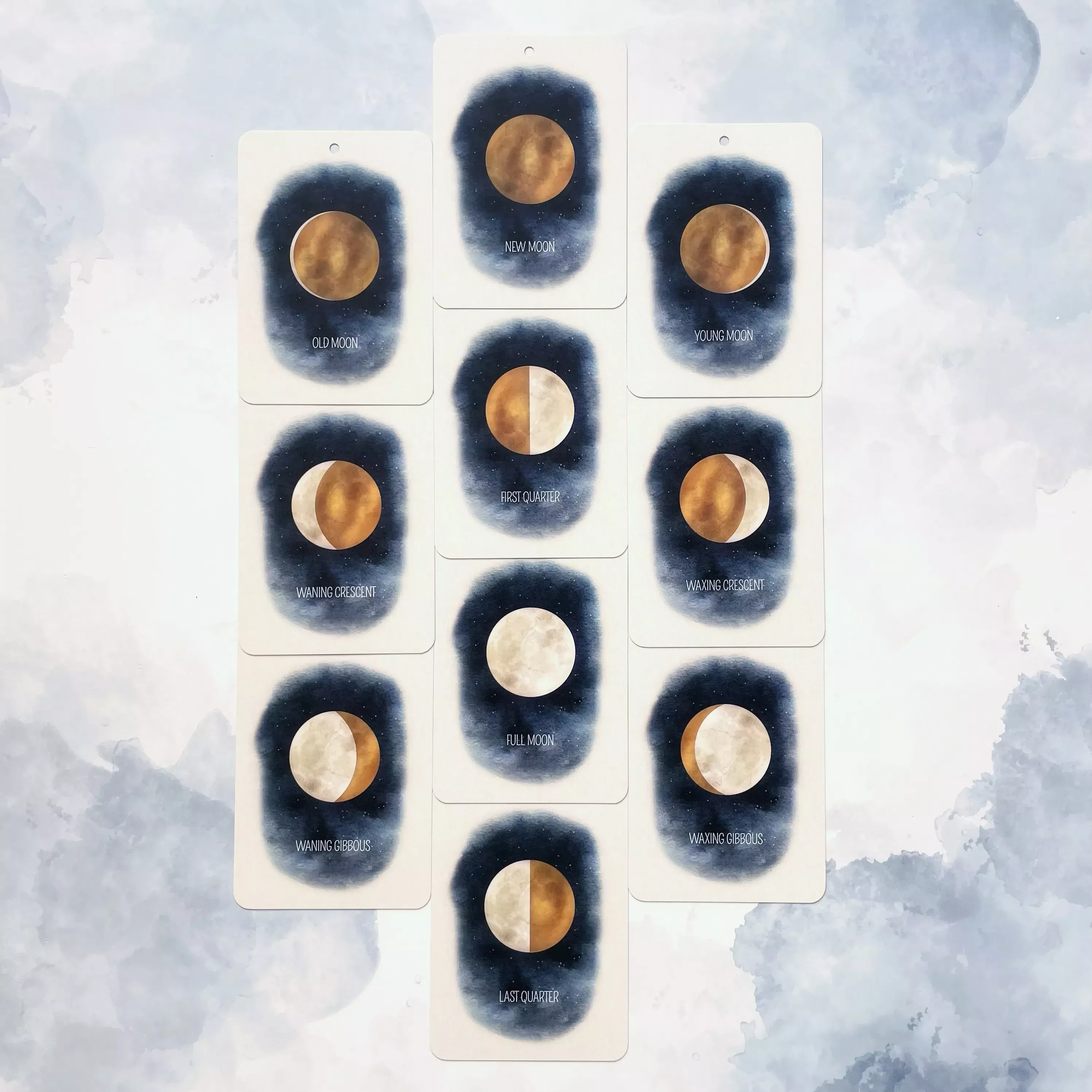 Mini Set: Lunar Phases - In A Flash Flashcards