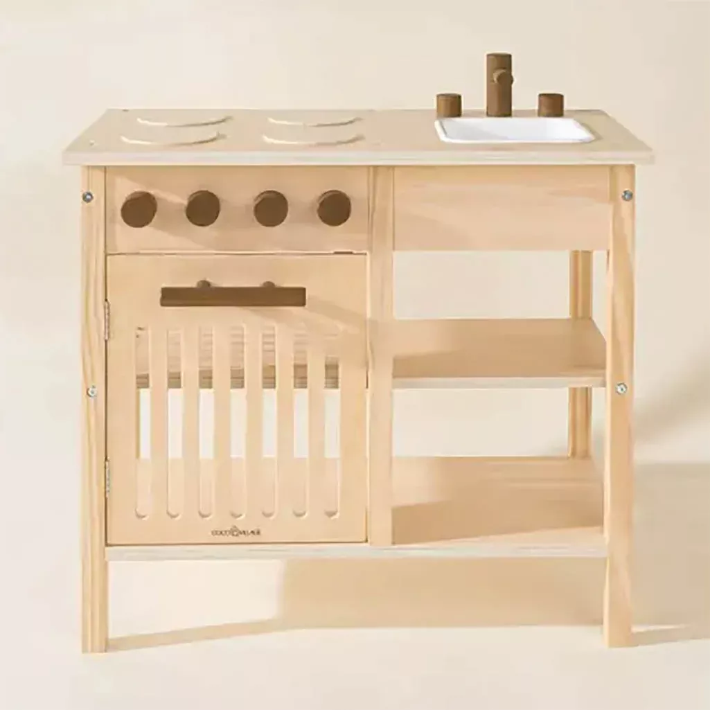 Mini Wooden Kitchen Playset