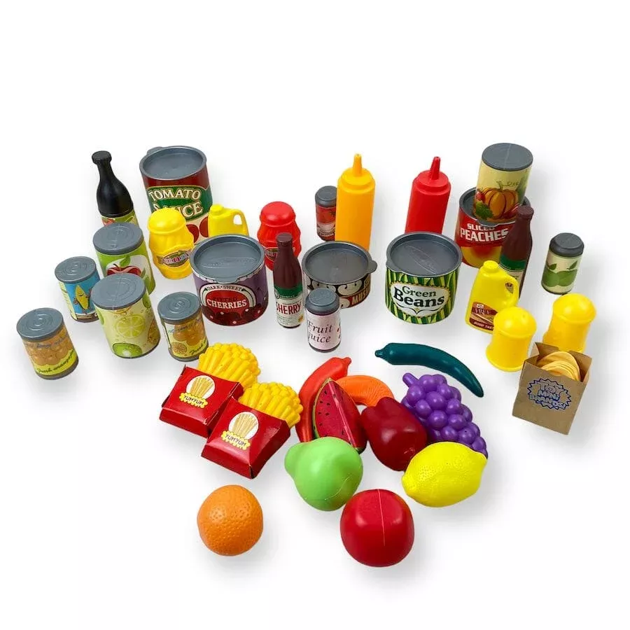 Mixed Bundle of Play Food with Fruit